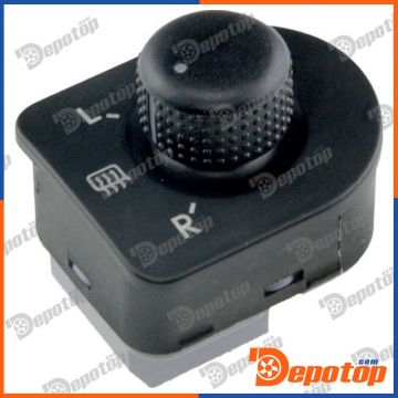 Commande, ajustage du miroir gauche droite pour VW | V10-73-0025